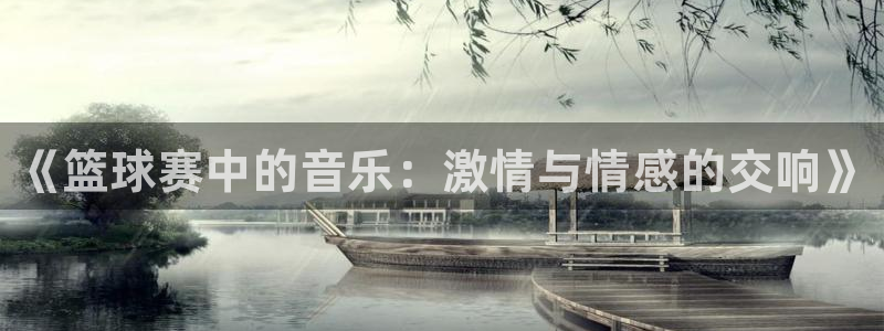 《篮球赛中的音乐：激情与情感的交响》